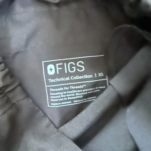 Black high waisted Evans skinny scrub pants - Picture 2 of 3